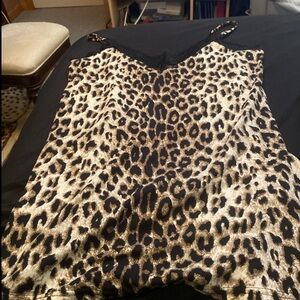 Cheetah tank top medium
